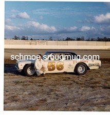 VINTAGE ORIGINAL PHOTO;  1972 BUCK HINKLE; NEW SMYRNA SPEEDAY