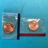 1986 P&D Lincoln Cent Unc in Mint Cello. FREE SHIP