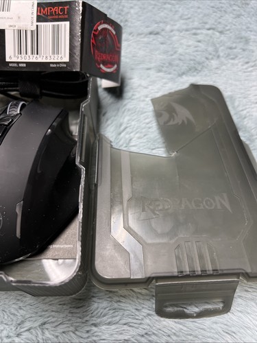 Redragon M908 Impact RGB LED MMO Gaming Mouse New Damaged Box - Picture 3 of 9