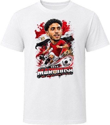 Omar Marmoush Egypt Soccer Caricature 2026 World Cup T Shirt