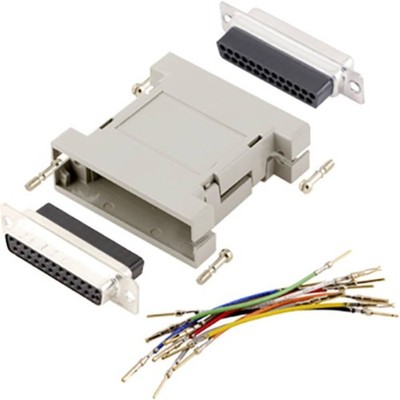 encitech GA-2525-MF-LG-K D-SUB Adapter D-SUB-Stecker 25pol. - D-SUB-Buchse