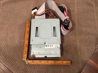 USED Teac FD-235HG 3.5'' Floppy Disk Drive Missing Bezel W/ Cables And Bracket