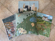 West Elm Summer Pillow  Insert, Easter/ Halloween/Christmas Pillow Covers S/4