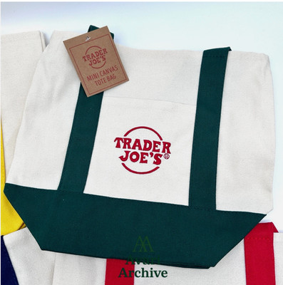 Trader Joe s Exclusive Mini Tote Bag Multicolor With Tag