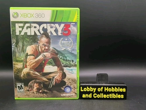 Far Cry 3 (Microsoft Xbox 360 ) Mint Disc - Pristine - Tested