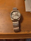 Vintage Seiko 5 38mm Mechanical Automatic Day Date Steel Bracelet Silver Dial