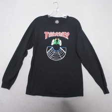 Thrasher Teenage Mutant Ninja Turtles T Shirt Black Doubles Skateboarding Skate