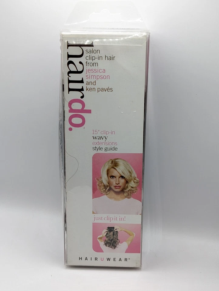 Extensiones de cabello con clip para salón HairDo 15" COBRE CHOCOLATE ONDULADO Foto 3 de 4