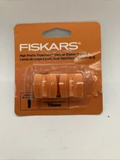Fiskars Triple Track Trimmer Blade 2 pack Titanium Blades - New Package Tore
