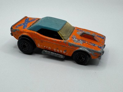 MATCHBOX SUPERFAST REVIN REBEL DODGE CHALLENGER 1975 DIECAST CAR, ENGLAND ORANGE