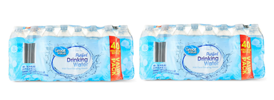 #ad Great Value Purified Drinking Water 16.9 Fl. Oz. 40 Count pack of 2 $8.59