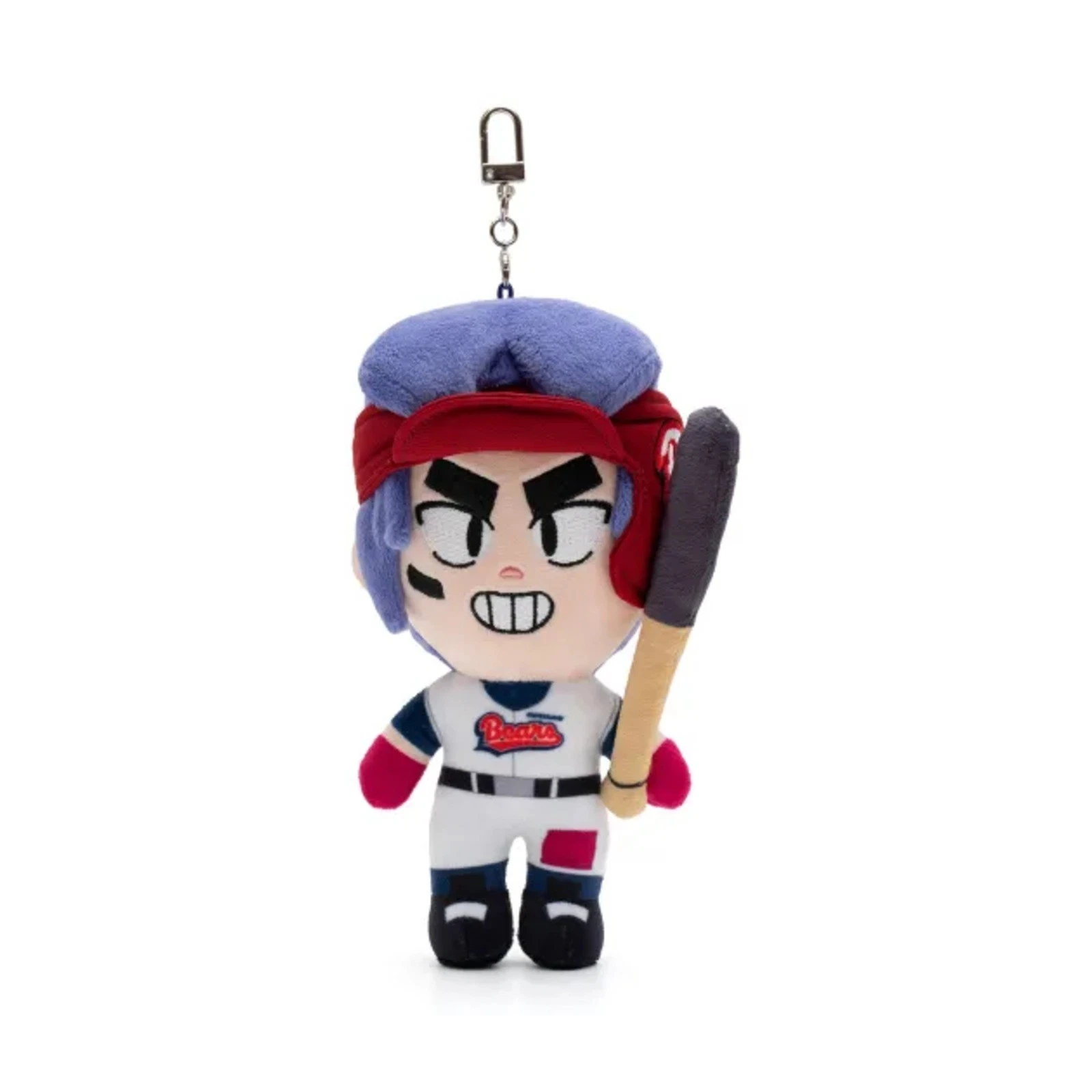 Doosan Bears x Brawl Stars Fang Plush Keychain Doll KBO Korea Exclusive 18cm