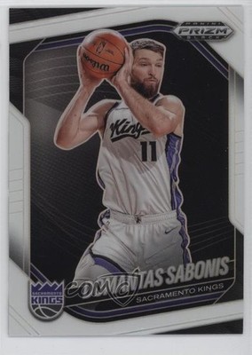 2024-25 Panini Prizm Black White Prizm 88/175 Domantas Sabonis #109 0yp5