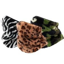 Winter Fleece Ski Neck Warmer Gaiter Tube Scarf Half Face Mask for Cold Weather