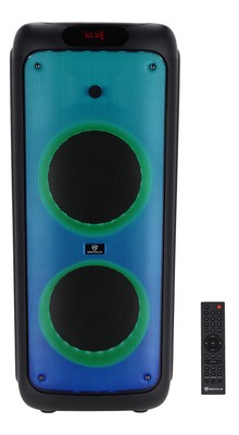 Rockville BASS PARTY 10 Dual 10'' Portable Battery LED Party Bluetooth Speaker