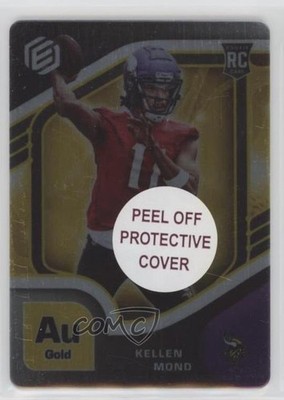 2021 Panini Elements Rookies Gold 96/99 Kellen Mond #82 Rookie RC 0k10