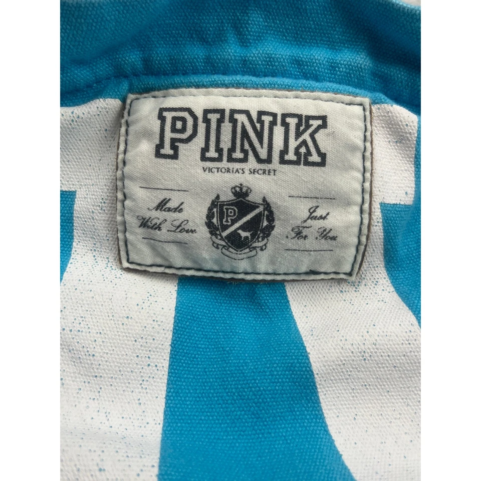 Bolso de Mano Victoria's Secret L ROSA Turquesa Y2K Informal Diario Algodón Esencial Foto 2 de 4