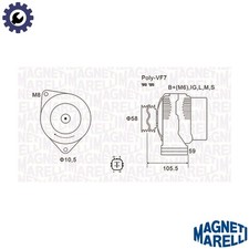 ALTERNATOR 063732069010 FOR TOYOTA LAND/CRUISER/PRADO 1KD-FTV 3.0L 4cyl