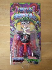Turtles of Grayskull Ninjor Figure  New  Factory Sealed  Unpunched Card