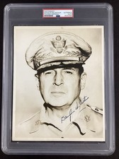 Douglas MacArthur Signed 8x10 WWII Korean War Army General Autograph PSA/DNA