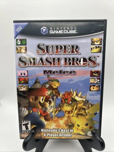 Super Smash Bros Melee (Nintendo GameCube) CIB Complete - Tested Authentic
