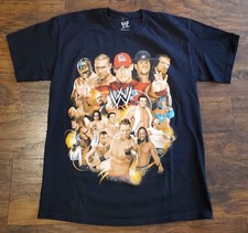 WWE Wrestling Tee Shirt 2011 Tour I Was There Cena Miz Size Large