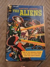 Captain Johner and The Aliens #1 Silver Age Scifi 1967 Gold Key Comics