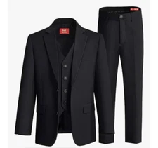 ELPA boys three piece single breasted suit blazer vest pants size 16