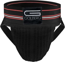 GOLBERG Mens Athletic Supporter 2 Pack Medium, Black 