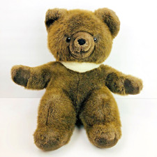 Russ Bennington Teddy Bear Large Plush Stuffed Animal 18" Brown Made in Korea