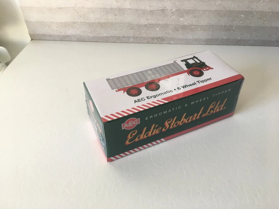 AEC ERGOMATIC EDDIE STOBART 6 WHEEL TIPPER TRUCK 1:76 SCALE CAMION TRUCK metallo - Immagine 3 di 4