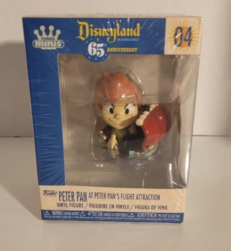 Peter Pan Funko Pop Mini Disneyland 65 Aniversario Vuelo De Peter Pan Disney