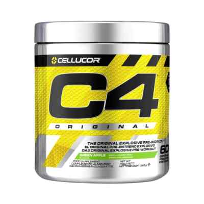 Cellucor C4 Original Green Apple 390g / 60 serv 11/27 + Proben