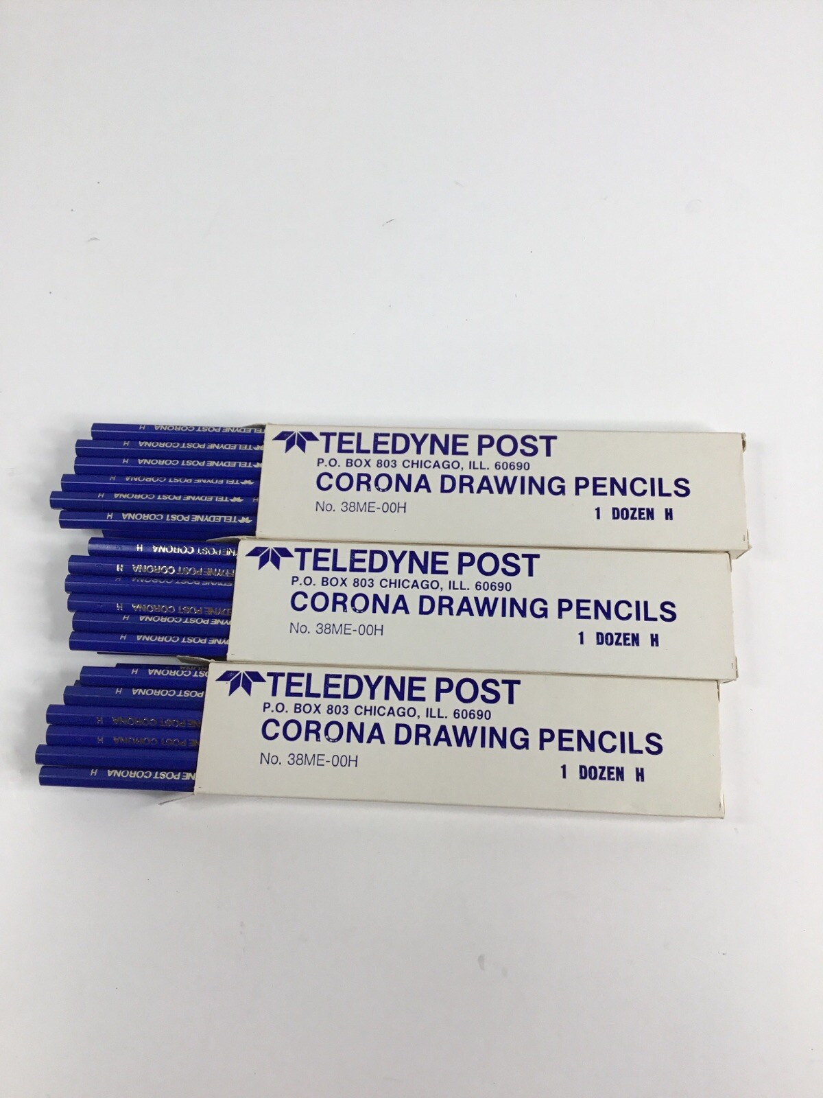 36 NEW Post Drawing Pencils 2805WC Made In USA 00H Degree Corona Blue SHIPS ASAP