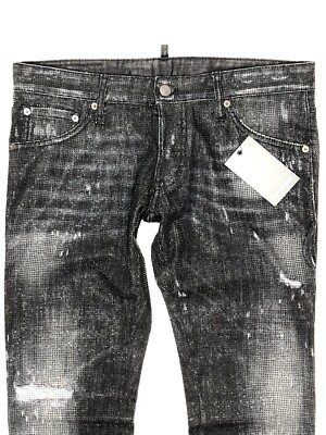 Dsquared2 Black Micro-Studded Clement Jeans - EU 48 | eBay Dsquared2 Black Micro-Studded Clement Jeans - EU 48 | eBay