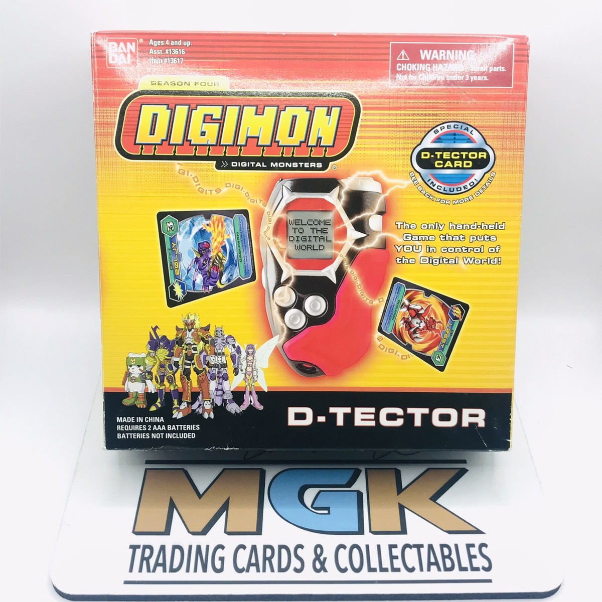 NEW Digimon Digivice D-Tector V1 Black Red Box Original Ver.1