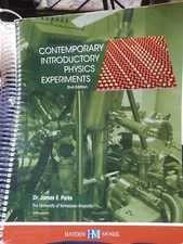 Contemporary Introductory Physics Experiments, 2nd Ed, University of Tennessee