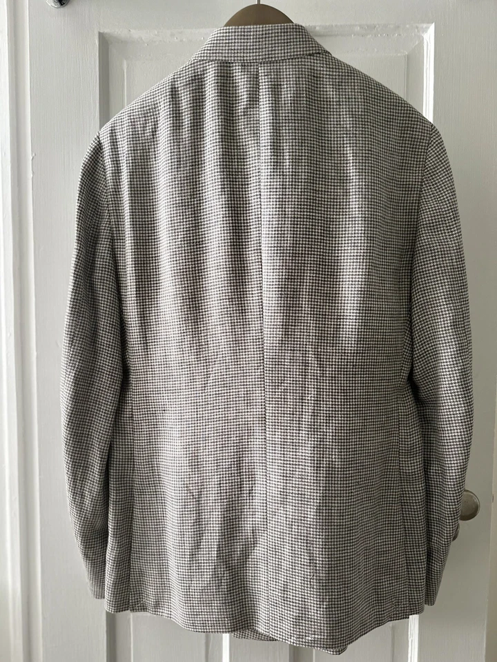 Chaqueta de lino doble botonadura Reiss talla 40 Foto 2 de 4