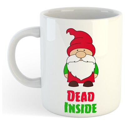 11 Unzen Keramiktasse - tot im Inneren Weihnachtswichtel - geheimer Weihnachtsmann Neuheit Büro Geschenke