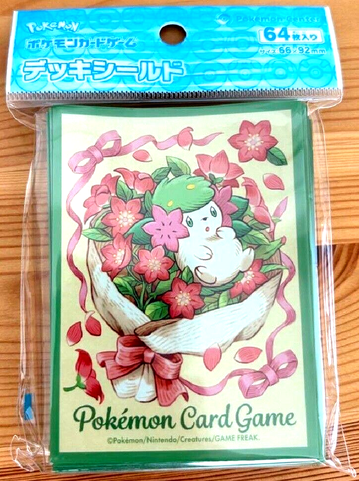 shein pokemon cards Pokemon Card Official Deck Shield Shaymin 64 Sleeve Japanese NEW DHL