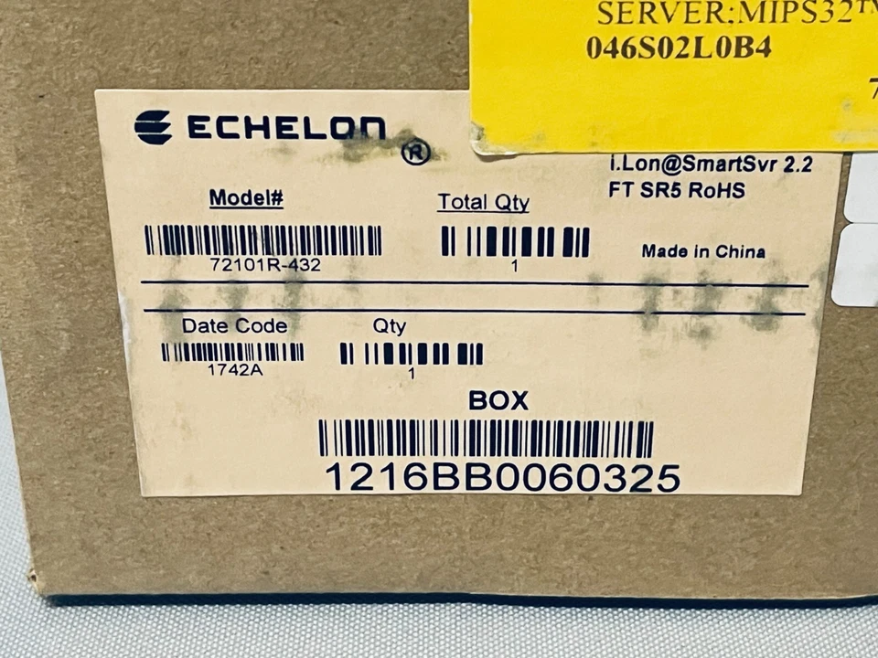 Echelon 72101R-432 LonWorks® SmartServer Controller - Image 2 of 4