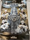 Boston Bruins 2011 Stanley Cup Champions Poster 6 Player Commemorative 22x33.5” — photo 2