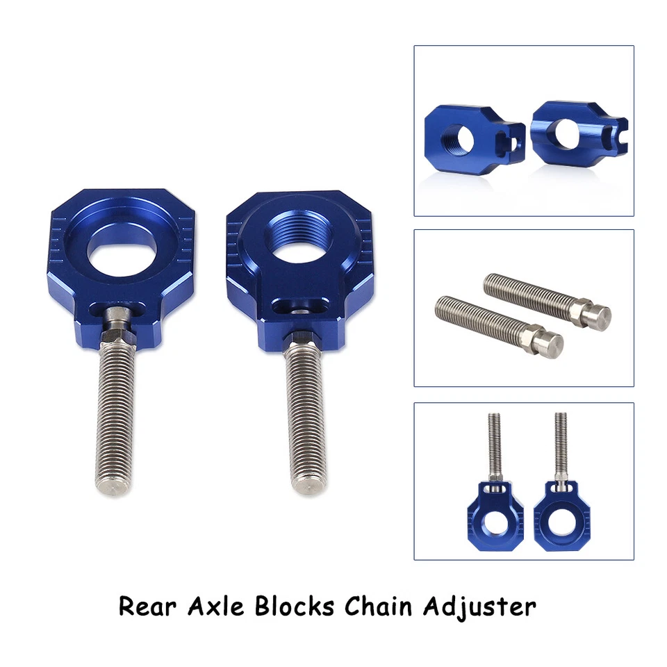 Ajustador de cadena de bloque de eje trasero de 20 mm para Husqvarna TC TE FE FC 125 250 350 450 Foto 4 de 4