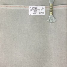 Cross Stitch 28 count Lugana even weave Zweigart Springfield Sage soft neutral