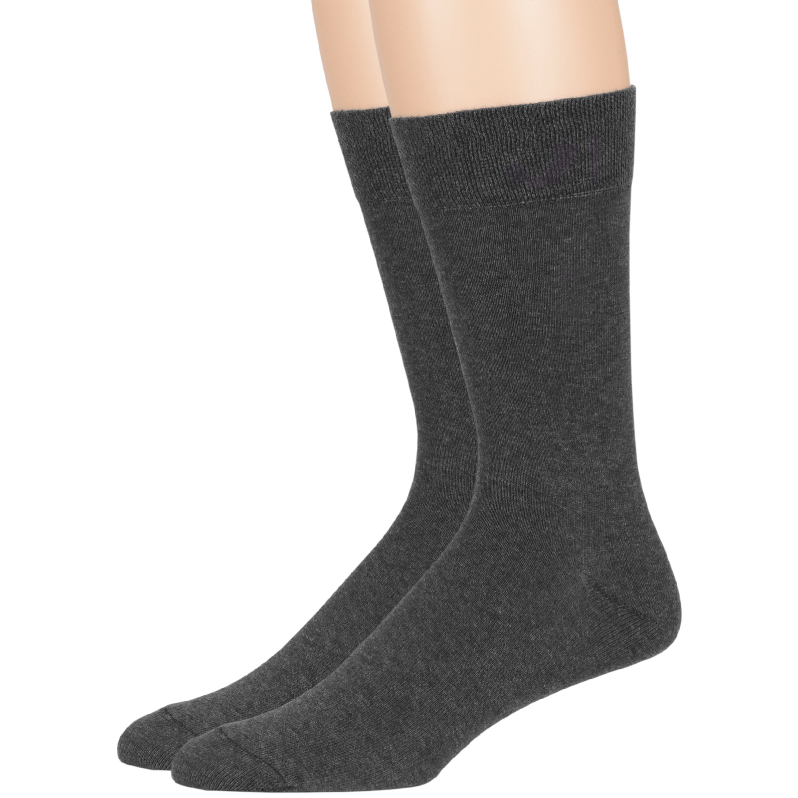 Men's Cotton 6 Pack Dress Business Soft Charcoal Dark Grey Grey Sock