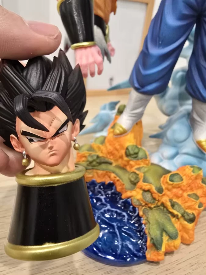 Action Figure Dragon Ball Vegito Vs Majin Buu 30 Cm Da Collezione CON SCATOLA - Immagine 3 di 4