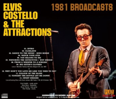 ELVIS COSTELLO AND THE ATTRACTIONS - 1981 BROADCASTS (1CD) | eBay