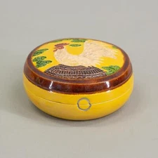 Incense bowl Kogama Yoshioka Sakuma Koshi ware Rooster Incense container 