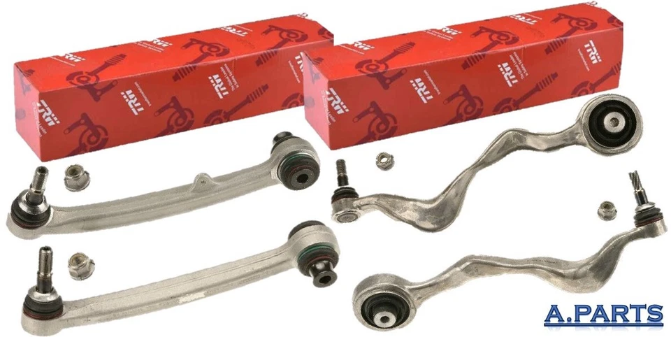 TRW QUERLENKER SATZ 4TLG UNTEN VORNE L + R BMW 1ER E82 M1 3ER E90 E92 E93 M3 - Bild 1 von 3