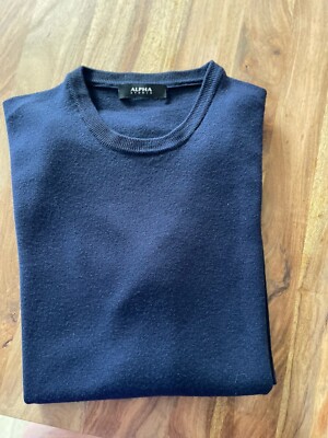 Herren Pullover Alpha Studio dunkelblau